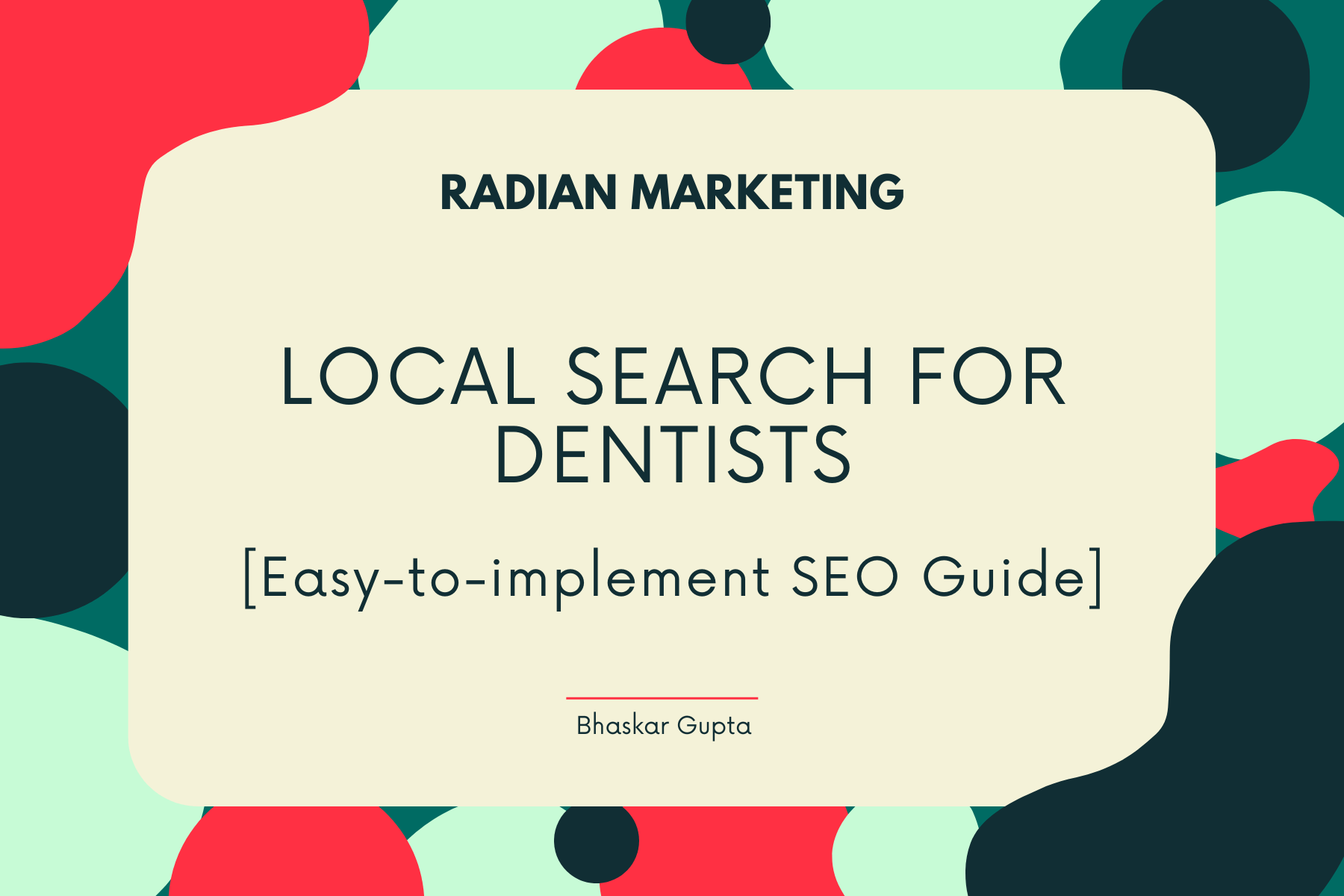 local search for Dentists (Updated SEO Guide)