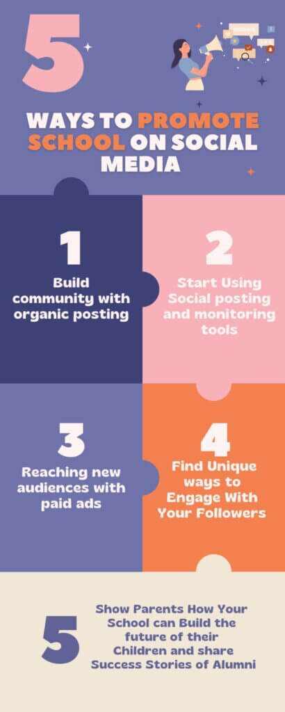 5 ways to promote school on social media