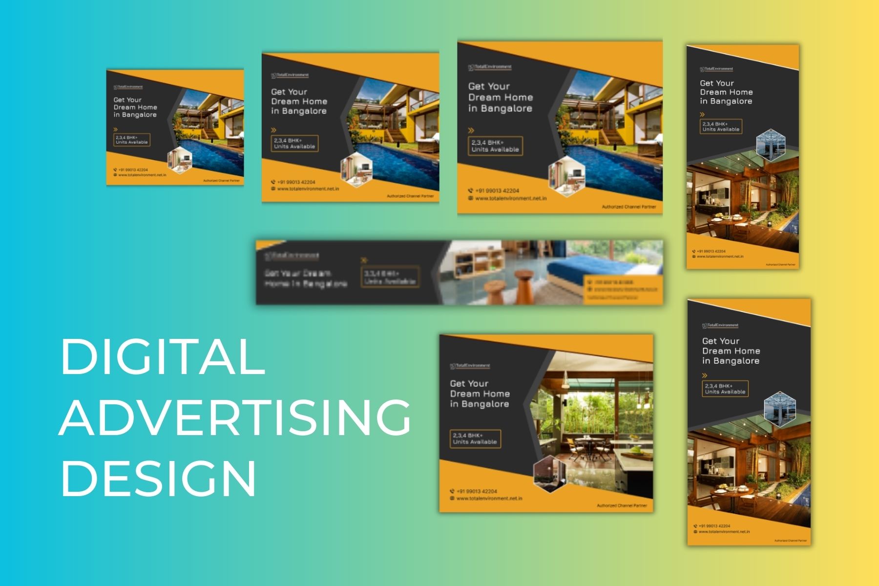Digital Advertising Banner Design for a Real Estate Business