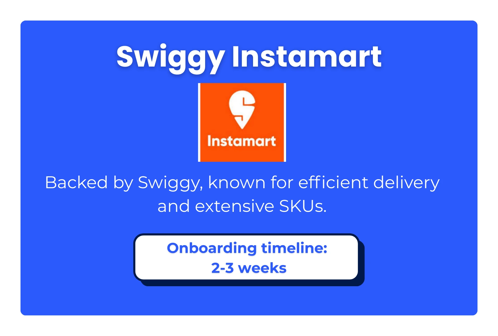 Swiggy intsamart Quick commerce service