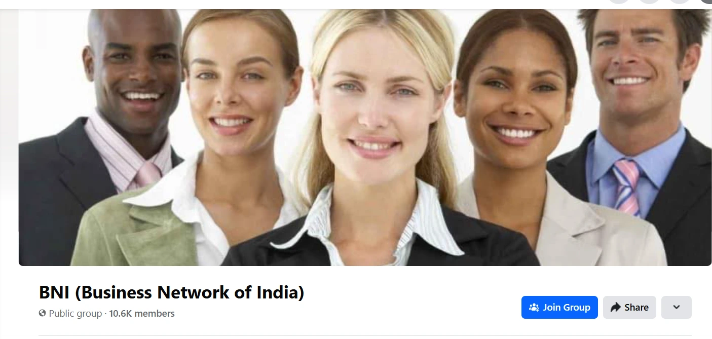 BNI (Business Network of India) Facebook Group