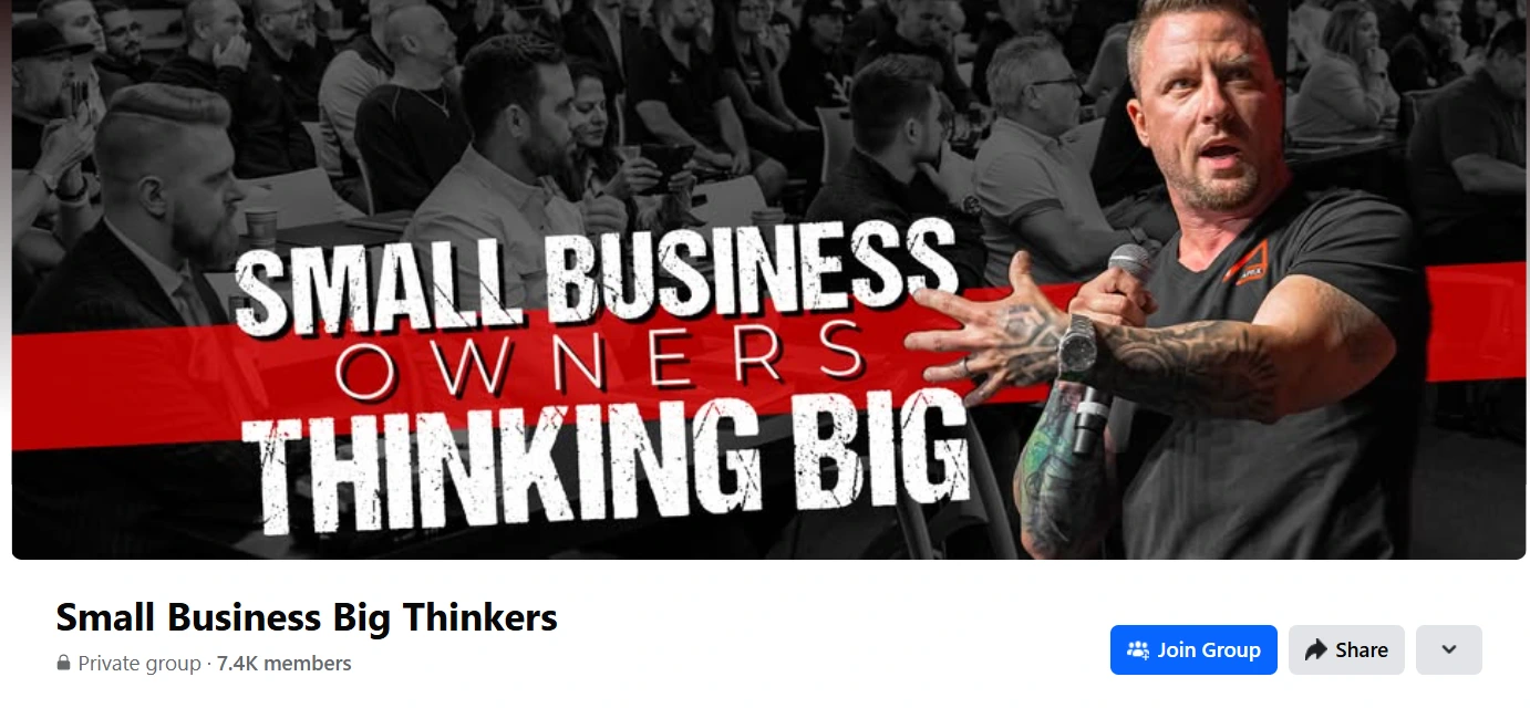 Small Business Big Thinkers facebook group