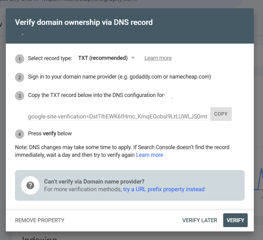 How you can verify your GSC Account