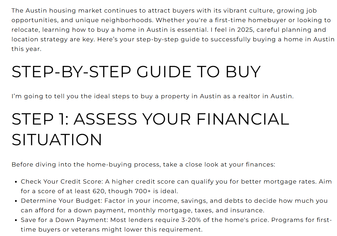 engaging, informative content with clear visuals