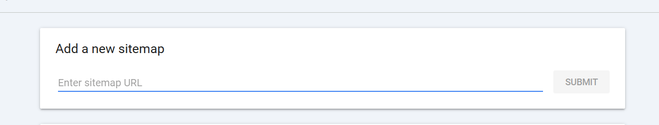 Sitemap Submission in GSC