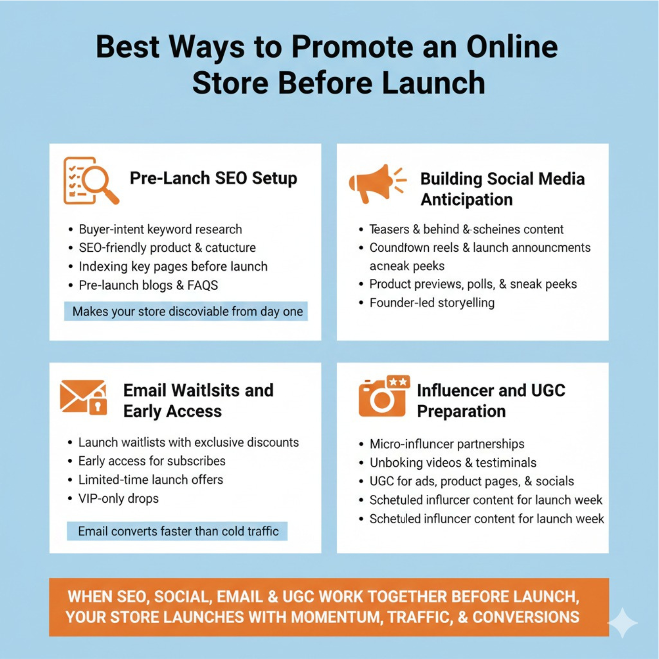 Best Ways to Promote Online Store Before Launch